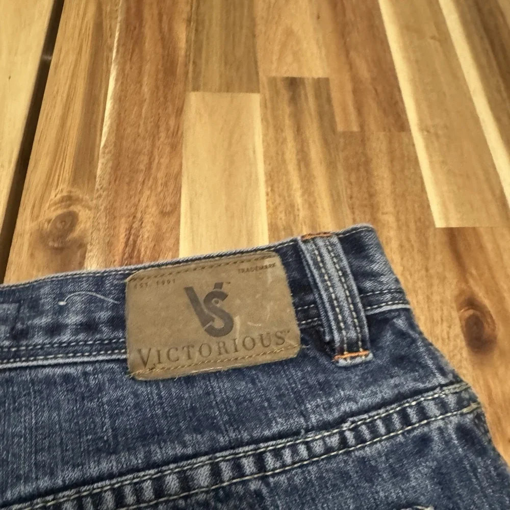 Vintage Victorious Jeans Mens 36x30 LA Dodgers‎ Baggy Hip Hop Streetwear Y2K